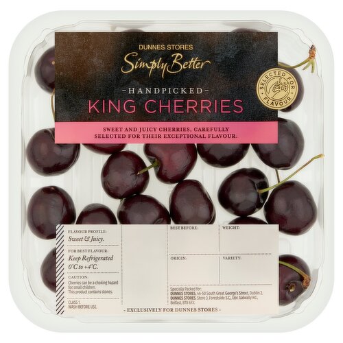Simply Better Handpicked King Cherries 200g