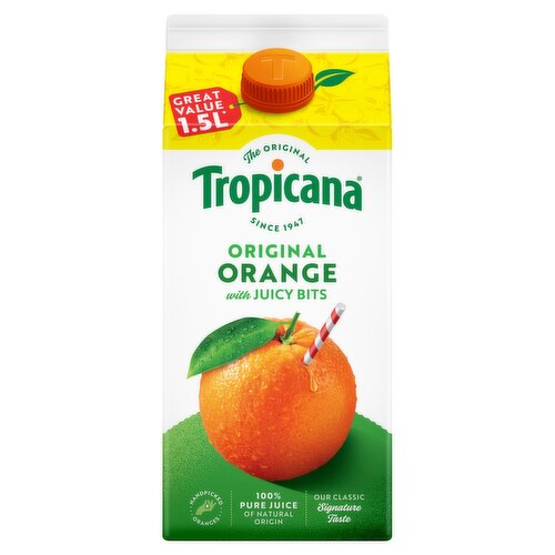 Tropicana Original Orange with Bits Fruit Juice 1.5L