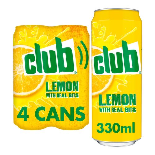 Club Lemon Can 4 x 330ml