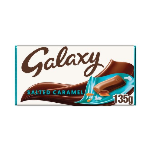 Galaxy Salted Caramel Milk Chocolate Bar 135g

