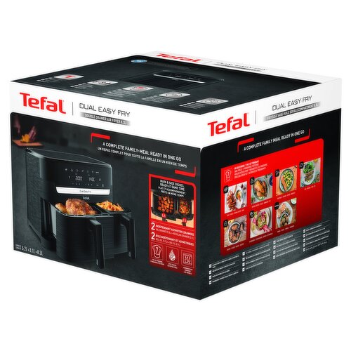 Tefal Dual Easy Fry 5.2L+3.1L = 8.3L
