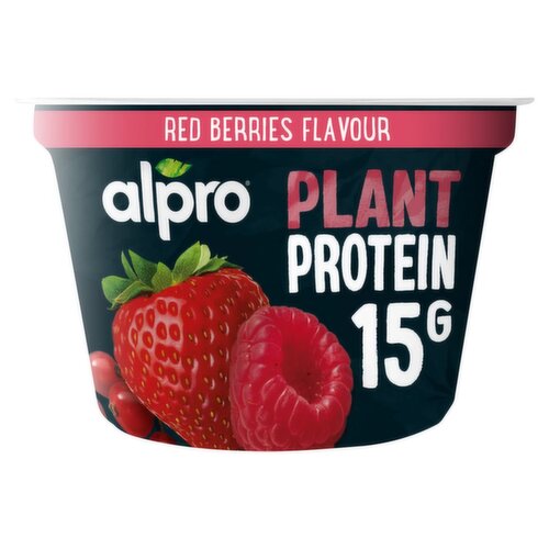 Alpro 15g High Protein Red Berries Dairy Free Soya Yoghurt Alternative 200g