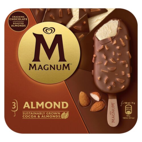 Magnum  Ice Cream Sticks Almond 3x 100 ml 