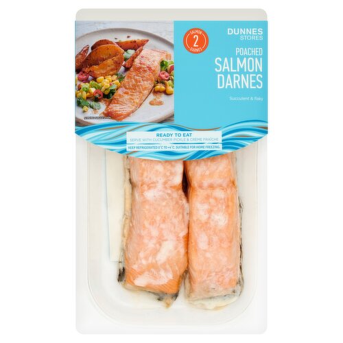 Dunnes Stores Poached Salmon Darnes 185g