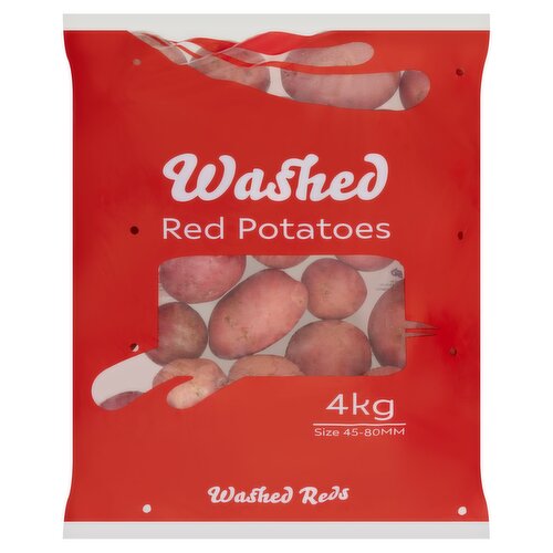 Washed Red Potatoes 4kg