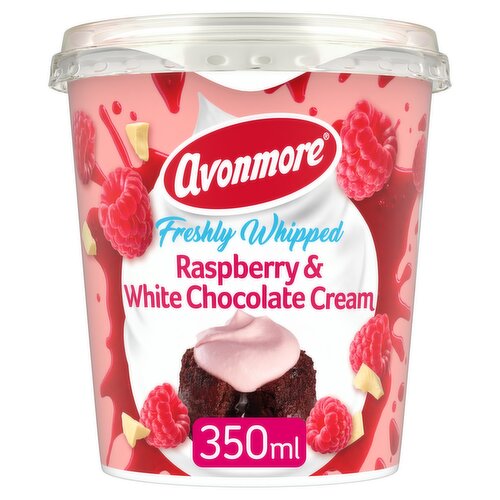 Avonmore Special Summer Edition Freshly Whipped Raspberry & White Chocolate Cream 350ml