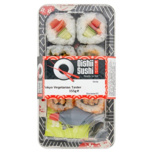 Oishii Sushi Tokyo Vegetarian Taster 155g