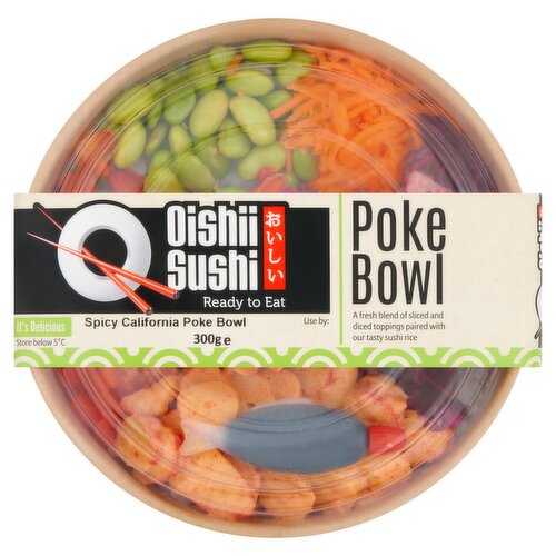 Oishii Sushi Spicy California Poke Bowl 300g