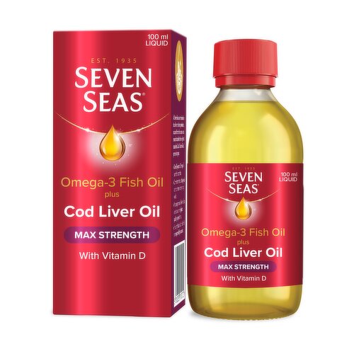 Seven Seas Omega-3 Cod Liver Oil Max Strength