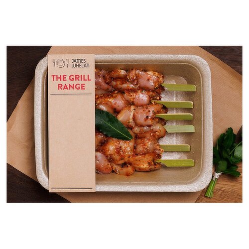 James Whelan Chicken Thigh Skewers 300g