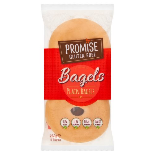 Promise Gluten Free Plain Bagels 280g