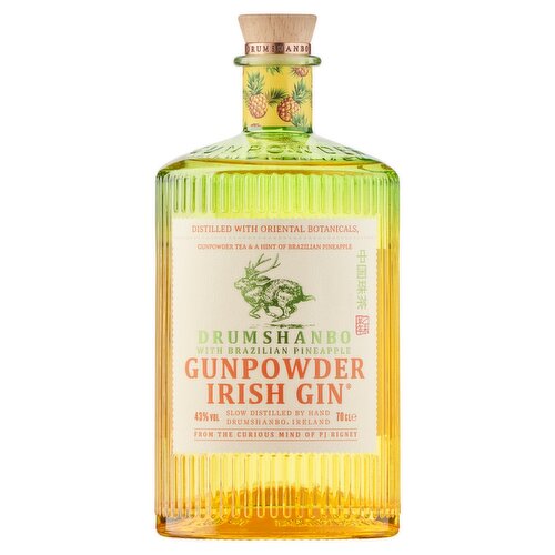 Drumshanbo Gunpowder Irish Gin with Brazilian Pineapple 70cl