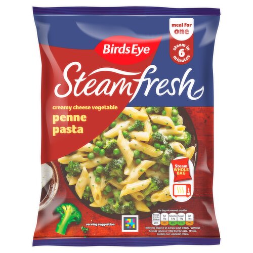 Birds Eye Steamfresh Creamy Cheese Vegetable Pasta Meal for 1 400g