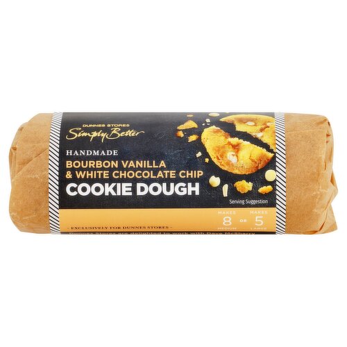 Dunnes Stores Simply Better Handmade Bourbon Vanilla & White Chocolate Chip Cookie Dough 350g