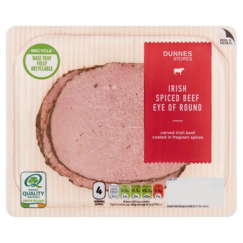Dunnes Stores Irish Spiced Beef Eye of Round 100g