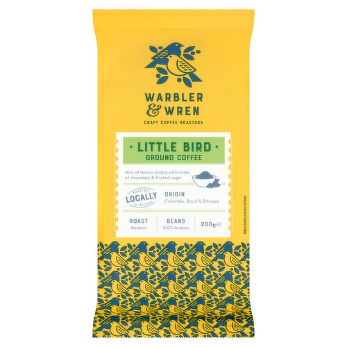 Warbler & Wren Little Bird Ground Coffee 200g