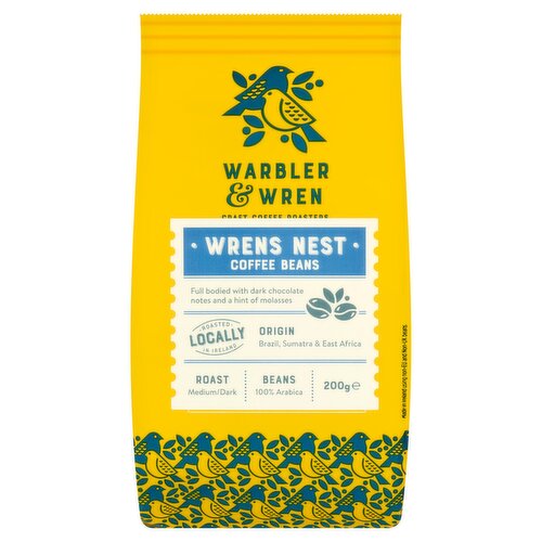 Warbler & Wren Wrens Nest Ground Coffee 200g
