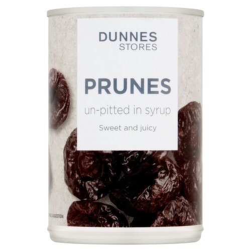 Dunnes Stores Prunes Un-Pitted in Syrup 400g