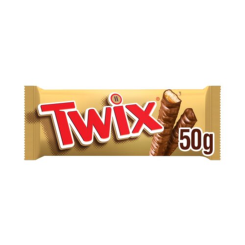 Twix Caramel Biscuit Chocolate Bar 50g