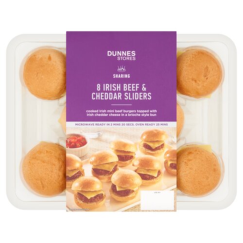 Dunnes Stores 8 Irish Beef & Cheddar Sliders 228g