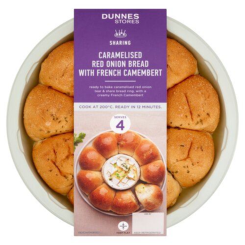 Dunnes Stores Caramelised Red Onion Bread with French Camembert 455g