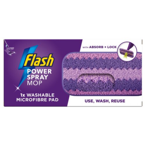 Flash Power Spray Mop Floor Cleaner Washable Pad