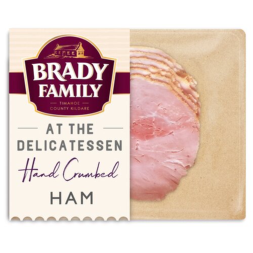 BRADY FAMILY At the Delicatessen Hand Crumbed Ham 120g