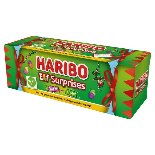 Elf Surprises Sweet & Sour Fruit Flavour Chewy Sweets Gift Tube 120g