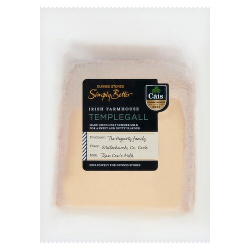 Dunnes Stores Simply Better Irish Farmhouse Templegall 160g