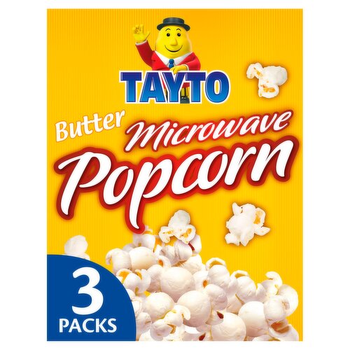 Tayto Butter Flavour Microwave Popcorn 3 x 80g
