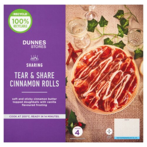 Dunnes Stores Tear & Share Cinnamon Rolls 370g