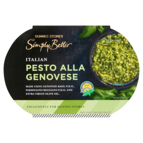 Dunnes Stores Simply Better Italian Pesto Alla Genovese 140g