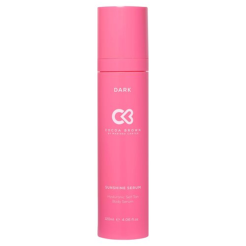 Cocoa Brown Sunshine Serum - Hyaluronic Self Tan Body Serum in Dark 120ml