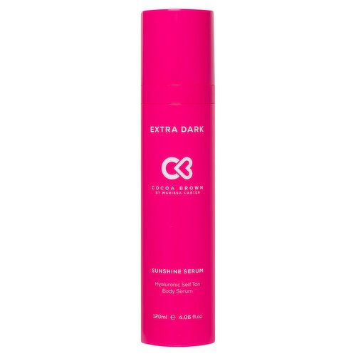 Cocoa Brown Sunshine Serum Hyaluronic Acid Self Tan Body Serum Extra Dark 120ml