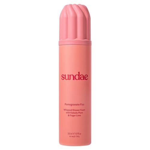 Sundae Pomegranate Fizz Whipped Shower Foam with Kakadu Plum & Finger Lime 260g