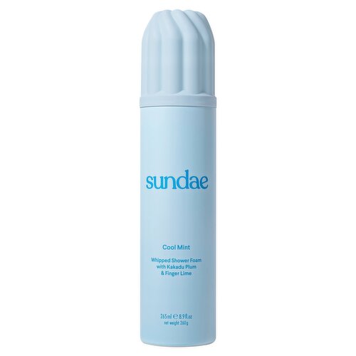 Sundae Cool Mint Whipped Shower Foam with Kakadu Plum & Finger Lime 260g