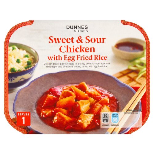 Dunnes Stores Sweet & Sour Chicken with Egg Fried Rice 400g