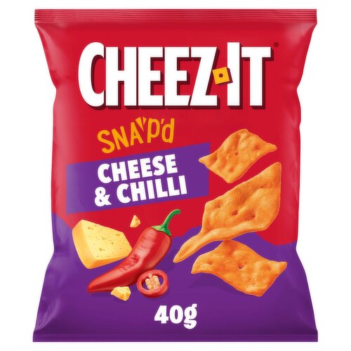 Cheez-It Cheese & Chilli Thin & Crispy Baked Snacks 20 x 40g
