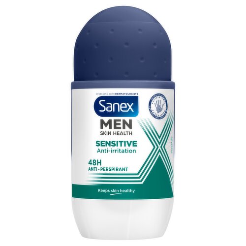 Sanex Men Sensitive Antiperspirant Roll-On Deodorant 50ml