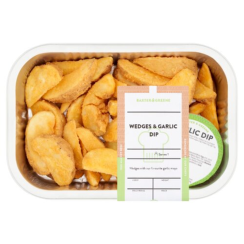 Baxter & Greene Wedges & Garlic Dip 350g
