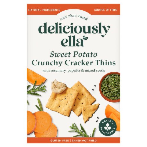 Deliciously Ella Sweet Potato Crunchy Cracker Thins 100g