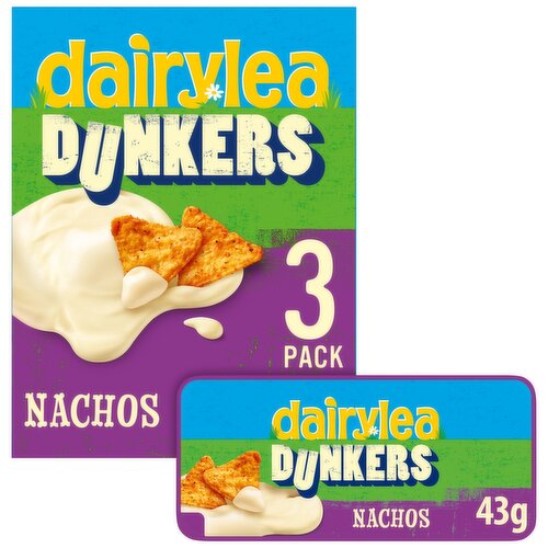 Dairylea Dunkers Nachos Cheese Snacks (3 x 43g) 129g