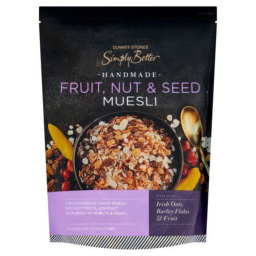 Dunnes Stores Simply Better Handmade Fruit, Nut & Seed Muesli 400g