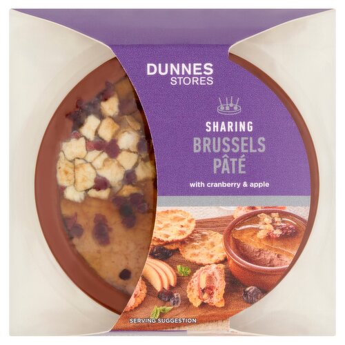 Dunnes Stores Sharing Brussels Pâté with Cranberry & Apple 200g