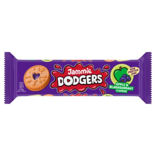 Jammie Dodgers Apple & Blackcurrant Flavour Biscuits 140g