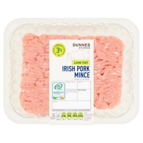 Dunnes Stores Low Fat Irish Pork Mince 380g