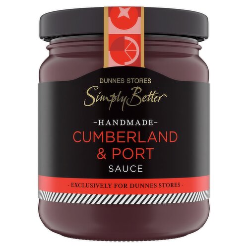 Dunnes Stores Simply Better Handmade Cumberland & Port Sauce 225g