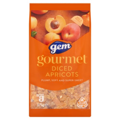 Gem Gourmet Diced Apricots 375g