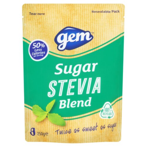 Gem Stevia Blend Sugar 250g