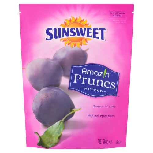 Sunsweet Amazin Prunes Pitted 200g